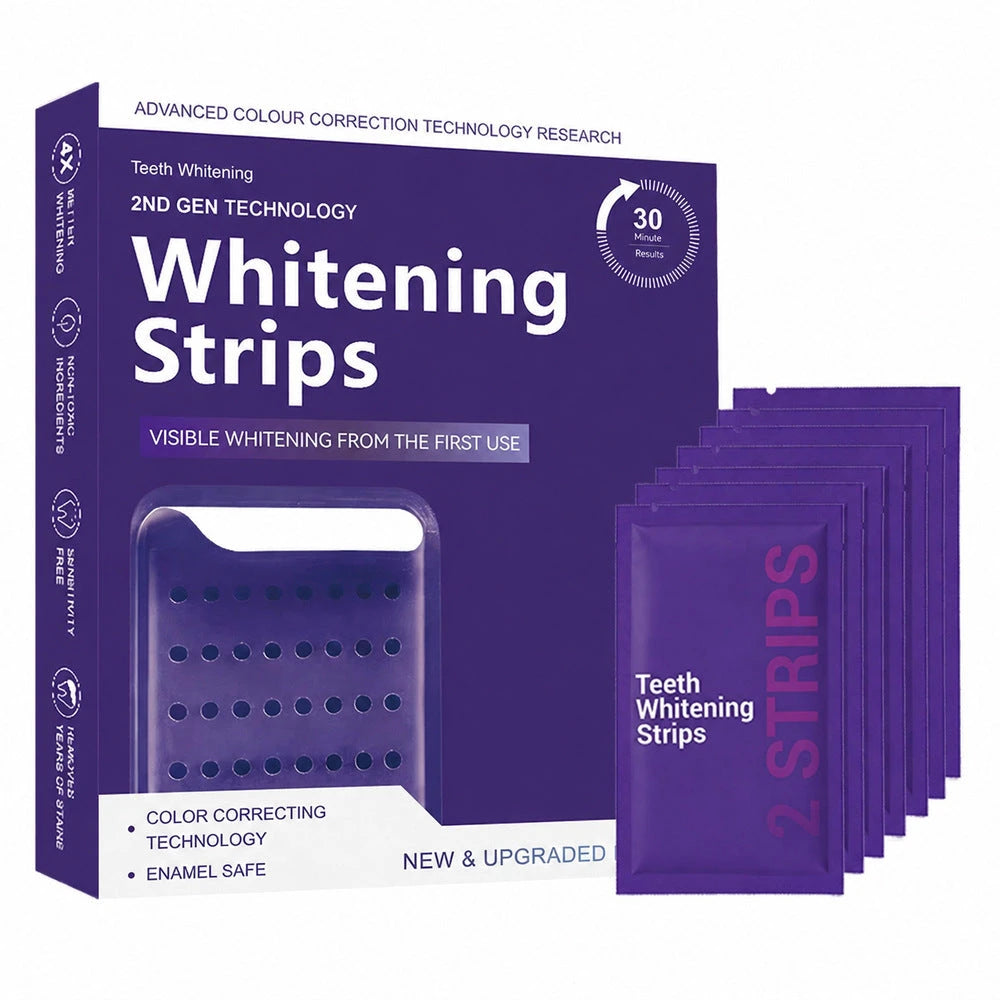 Purple Teeth Whitening Strips